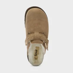 Donna Scholl Sabot*Mules benny fur