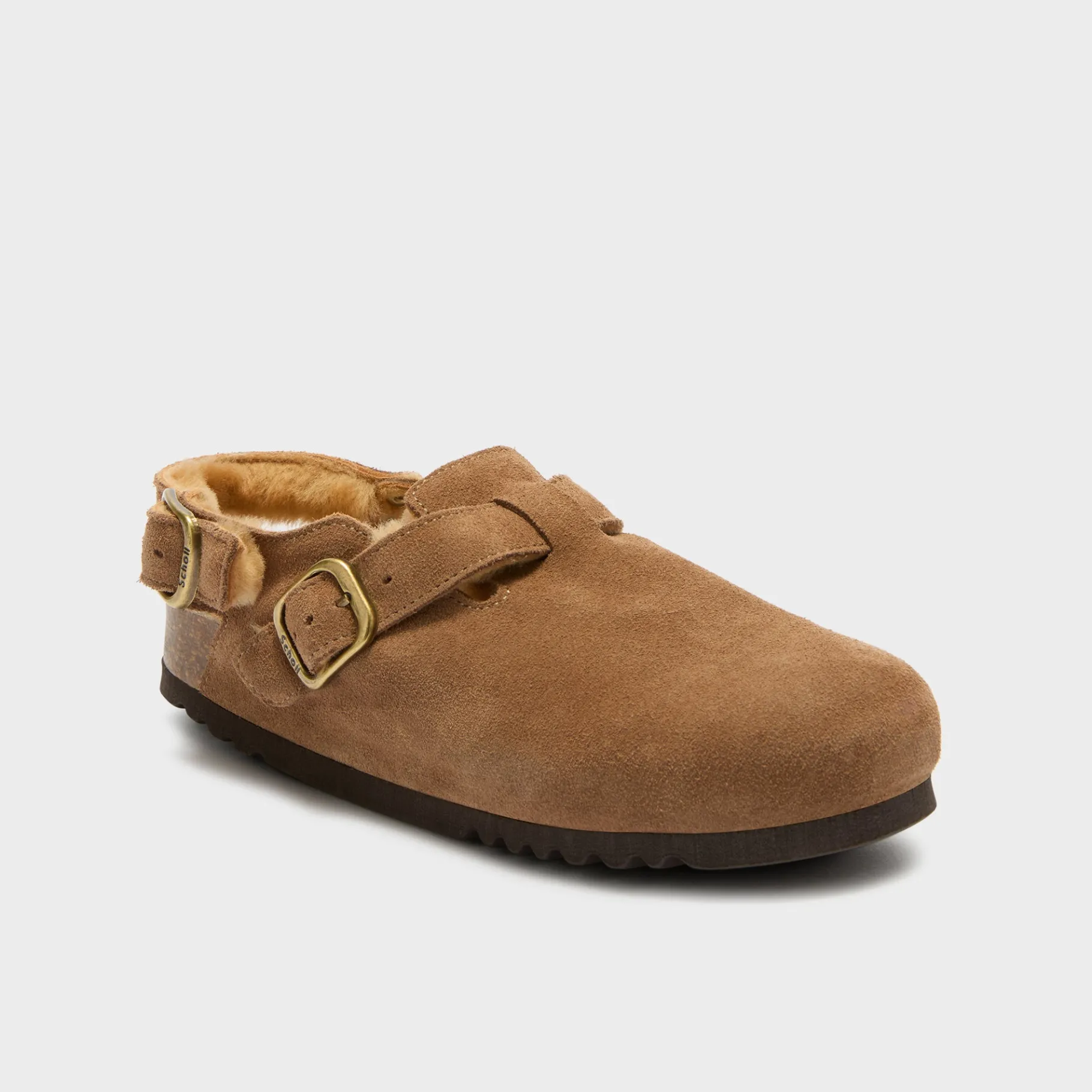 Donna Scholl Sabot*Mules fae fur backstrap