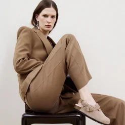 Donna Scholl Sabot*Mules fae fur backstrap