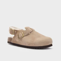 Donna Scholl Sabot*Mules fae fur backstrap