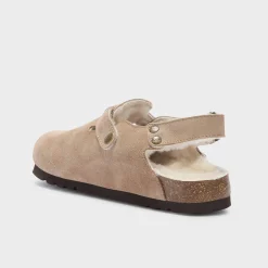 Donna Scholl Sabot*Mules fae fur backstrap