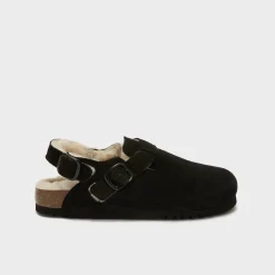 Donna Scholl Sabot*Mules fae fur backstrap