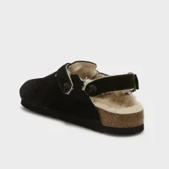 Donna Scholl Sabot*Mules fae fur backstrap