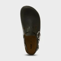 Uomo Scholl Sabot*Mules olivier backstrap