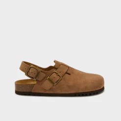 Uomo Scholl Sabot*Mules olivier backstrap
