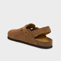 Uomo Scholl Sabot*Mules olivier backstrap