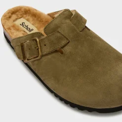 Uomo Scholl Sabot*Mules olivier fur