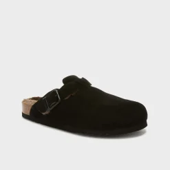 Uomo Scholl Sabot*Mules olivier fur