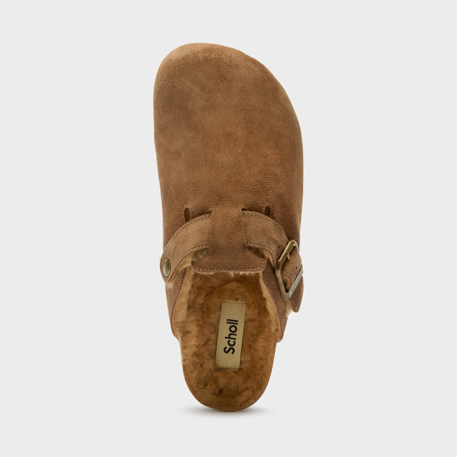Uomo Scholl Sabot*Mules olivier fur