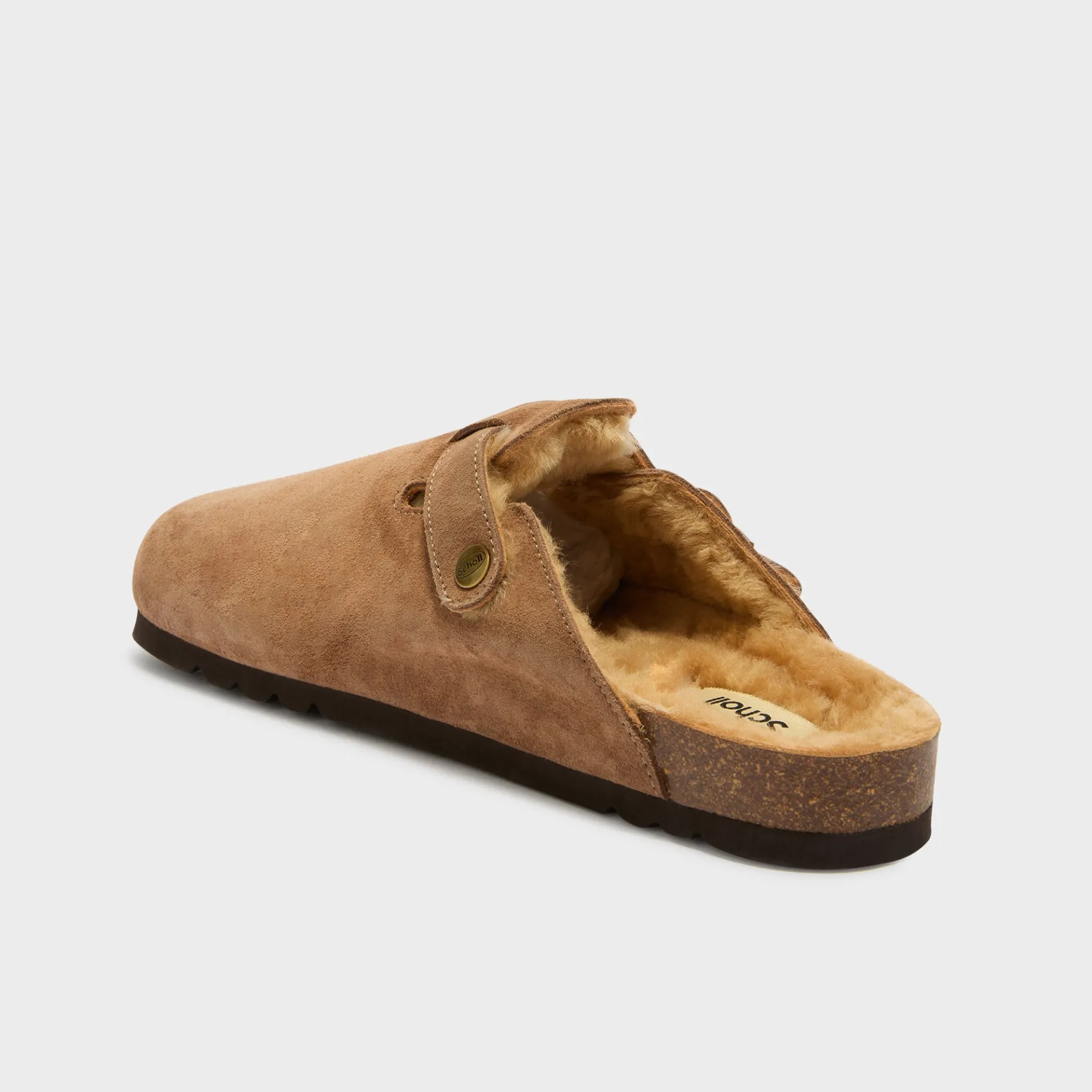 Uomo Scholl Sabot*Mules olivier fur