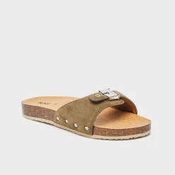 Donna Scholl Sandali*Mules pescura flat cork