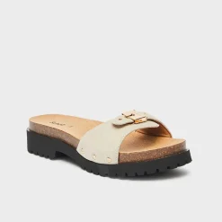 Donna Scholl Sandali*Sandals pescura carroarmato cork