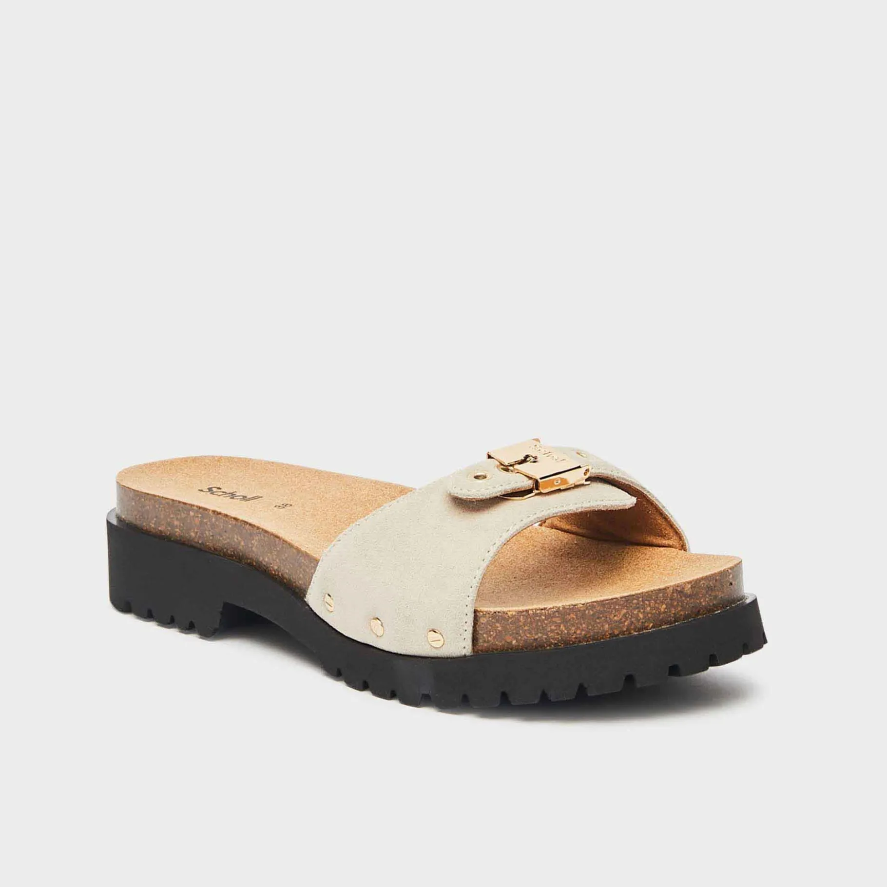 Donna Scholl Sandali*Sandals pescura carroarmato cork
