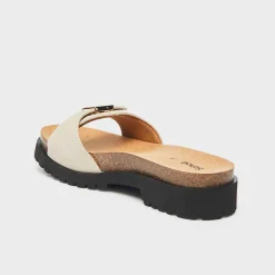 Donna Scholl Sandali*Sandals pescura carroarmato cork