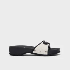 Donna Scholl Tacchi|Sandali*Sandals pescura heel cork