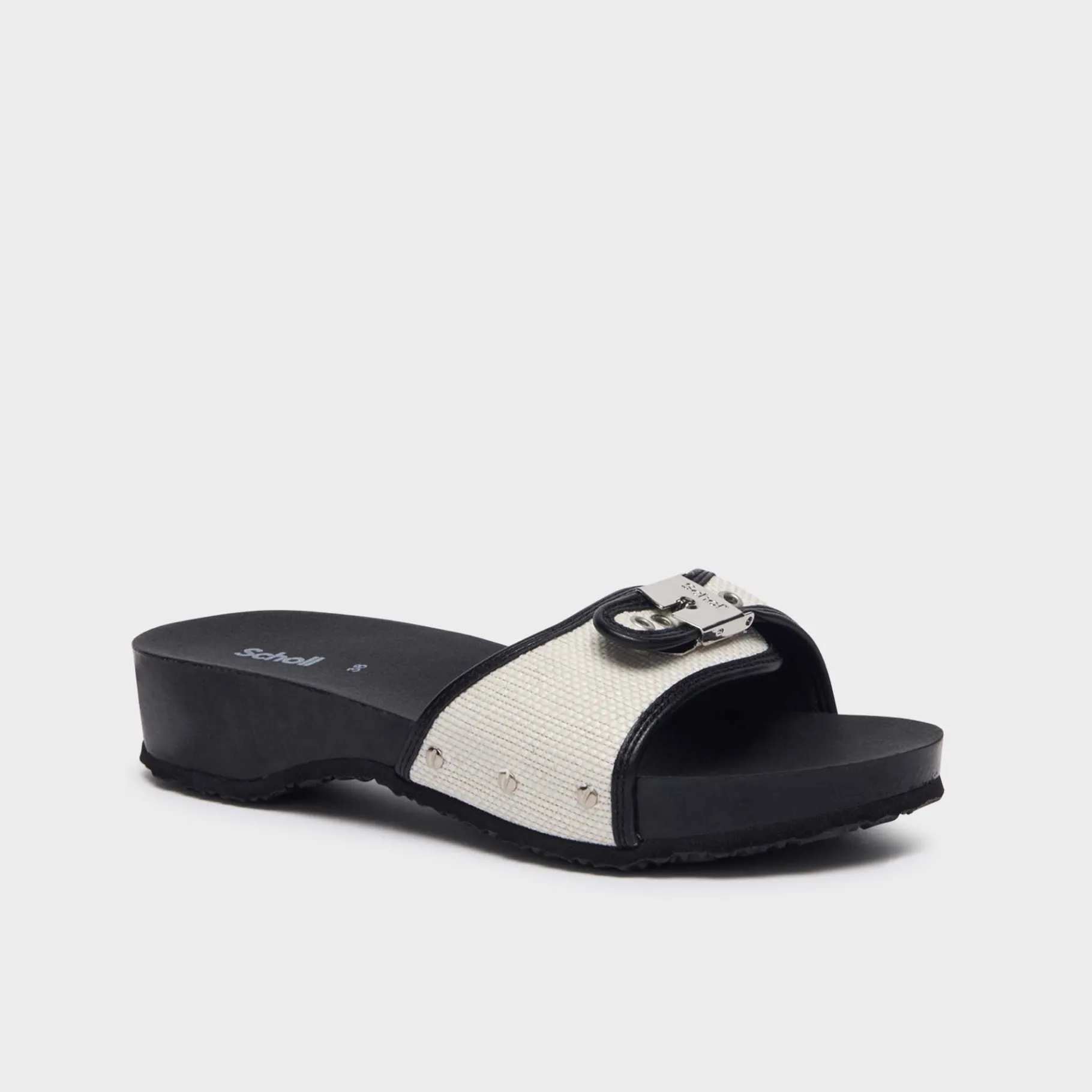 Donna Scholl Tacchi|Sandali*Sandals pescura heel cork