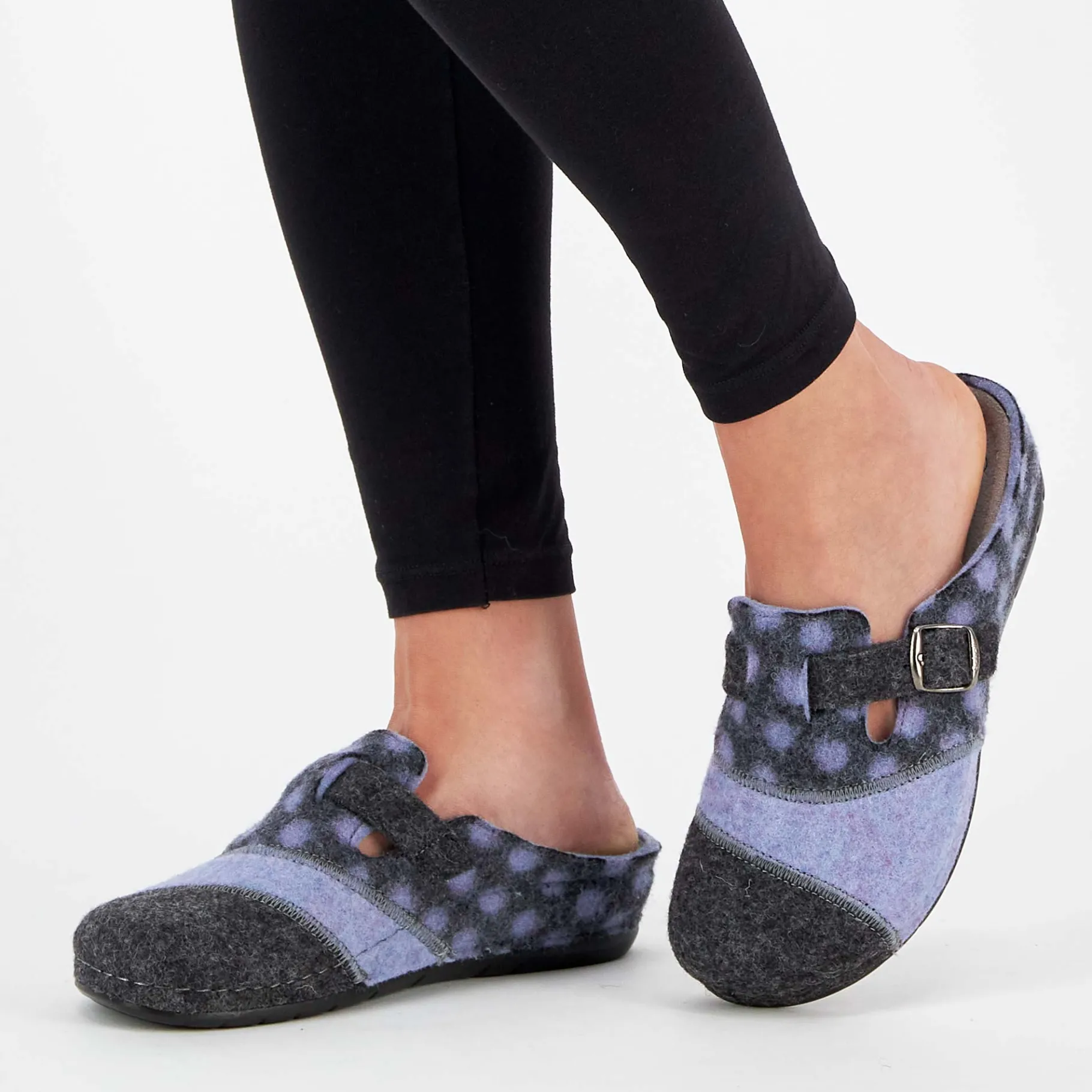 Donna Scholl Pantofole*Slippers bruges buckle