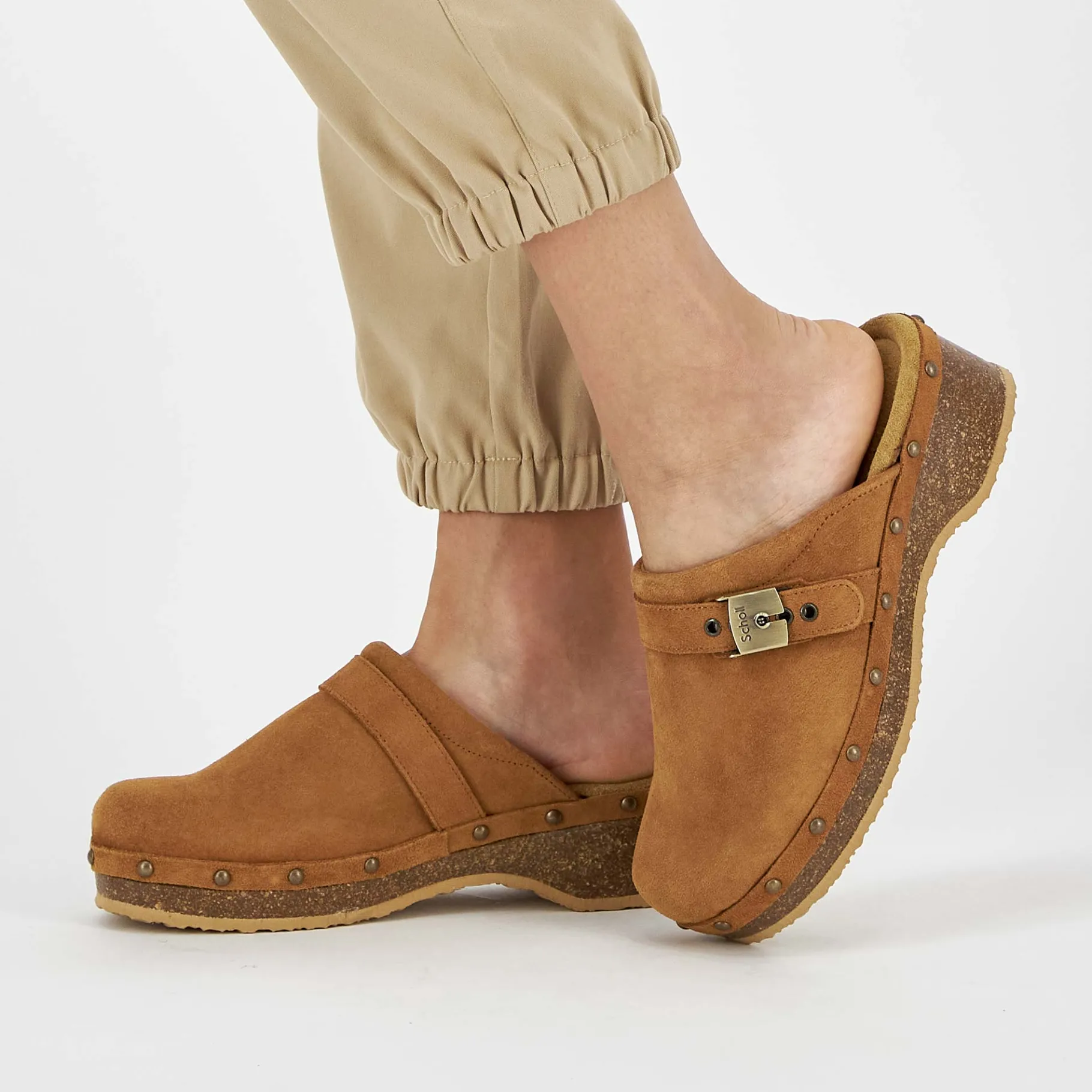 Donna Scholl Sabot*Zoccoli pescura clog 50 cork
